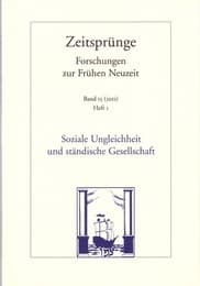 Cover von Soziale Ungleichheit und ständische Gesellschaft