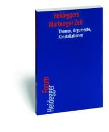 Cover von Heideggers Marburger Zeit