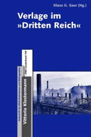 Cover von Verlage im 'Dritten Reich'