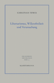 Cover von Libertarismus, Willensfreiheit und Verursachung