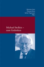 Cover von Michael Stolleis - zum Gedenken