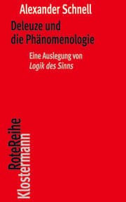Cover von Deleuze und die Phänomenologie