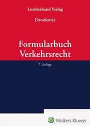 Cover von Formularbuch Verkehrsrecht