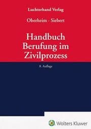 Cover von Handbuch Berufung im Zivilprozess