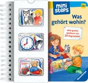 Cover von ministeps: Was gehört wohin? - Magnetbuch ab 2 Jahre, Kinderbuch, Bilderbuch