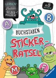 Cover von Buchstaben-Sticker-Rätsel ab 5 Jahren