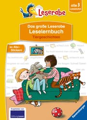 Cover von Das große Leserabe Leselernbuch: Tiergeschichten - Leserabe ab der 1. Klasse - Erstlesebuch für Kinder ab 5 Jahren