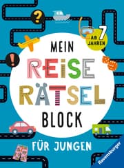 Cover von Mein Reise-Rätselblock für Jungen