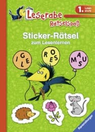 Cover von Sticker-Rätsel zum Lesenlernen