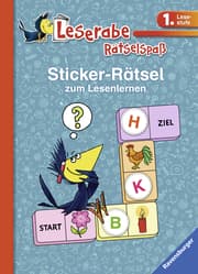 Cover von Sticker-Rätsel zum Lesenlernen