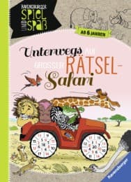 Cover von Unterwegs auf großer Rätsel-Safari