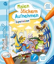 Cover von tiptoi® CREATE Malen Stickern Aufnehmen: Superhelden