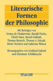 Cover von Literarische Formen der Philosophie