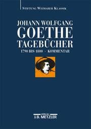 Cover von Johann Wolfgang Goethe: Tagebücher