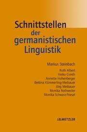 Cover von Schnittstellen der germanistischen Linguistik