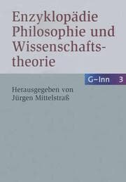 Cover von Enzyklopädie Philosophie und Wissenschaftstheorie