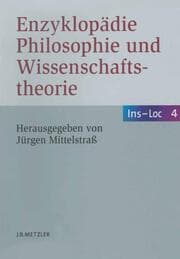 Cover von Enzyklopädie Philosophie und Wissenschaftstheorie