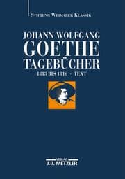 Cover von Johann Wolfgang Goethe: Tagebücher
