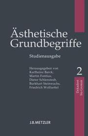 Cover von Ästhetische Grundbegriffe