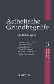 Cover von Ästhetische Grundbegriffe 3