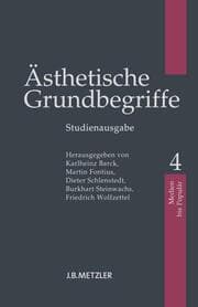 Cover von Ästhetische Grundbegriffe 4