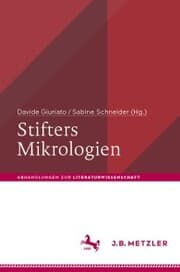 Cover von Stifters Mikrologien