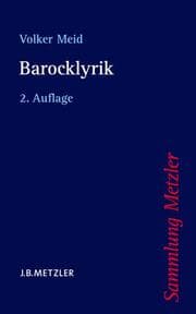 Cover von Barocklyrik