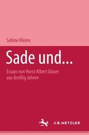 Cover von Sade und...