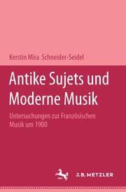 Cover von Antike Sujets und moderne Musik