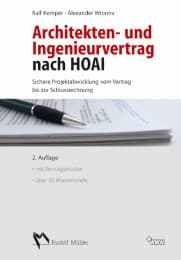 Cover von Architekten- und Ingenieurvertrag nach HOAI