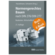 Cover von Normengerechtes Bauen nach DIN 276/DIN 277 - mit E-Book (PDF)