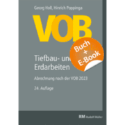Cover von VOB im Bild - Tiefbau- und Erdarbeiten - mit E-Book