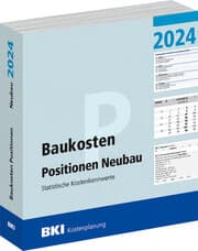 Cover von BKI Baukosten Positionen Neubau 2024 - Teil 3