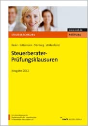 Cover von Steuerberater-Prüfungsklausuren - Ausgabe 2012