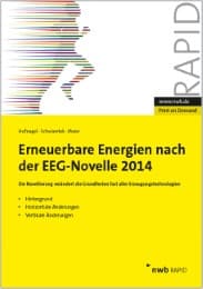Cover von Erneuerbare Energien nach der EEG-Novelle 2014