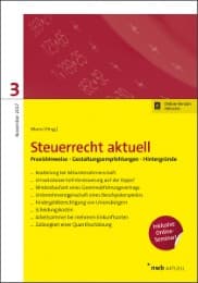 Cover von Steuerrecht aktuell 3/2017