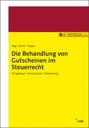 Cover von Die Behandlung von Gutscheinen im Steuerrecht