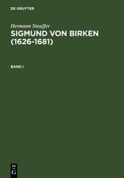 Cover von Sigmund von Birken (1626-1681)