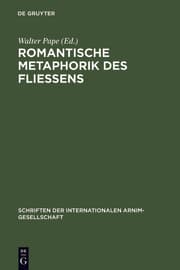 Cover von Romantische Metaphorik des Fließens