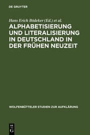 Cover von Alphabetisierung und Literalisierung in Deutschland in der Frühen Neuzeit