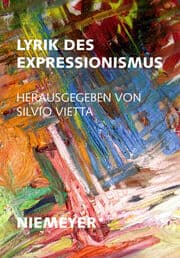 Cover von Lyrik des Expressionismus