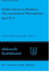 Cover von Die Werke Notkers des Deutschen