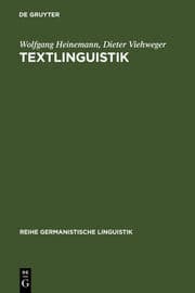 Cover von Textlinguistik