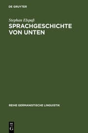 Cover von Sprachgeschichte von unten
