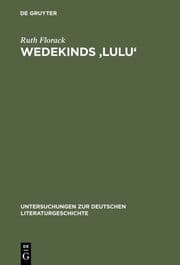 Cover von Wedekinds 'Lulu'