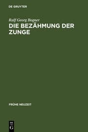 Cover von Die Bezähmung der Zunge