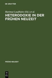 Cover von Heterodoxie in der Frühen Neuzeit