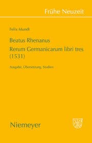 Cover von Rerum Germanicarum libri tres