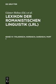 Cover von Italienisch, Korsisch, Sardisch