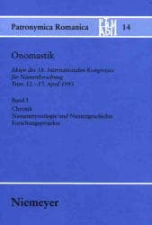 Cover von Onomastik